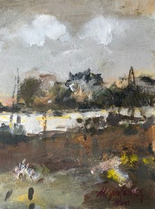 Magdalena Spasowicz, Port, obraz, Galeria Sztuki Katarzyny Napiórkowskiej