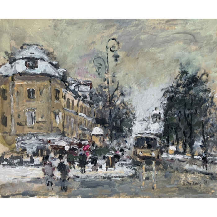 Magdalena Spasowicz, Warszawa, Krakowskie Przedmieście, obraz, Galeria Sztuki Katarzyny Napiórkowskiej