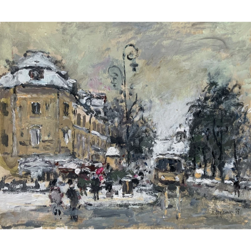 Magdalena Spasowicz, Warszawa, Krakowskie Przedmieście, obraz, Galeria Sztuki Katarzyny Napiórkowskiej