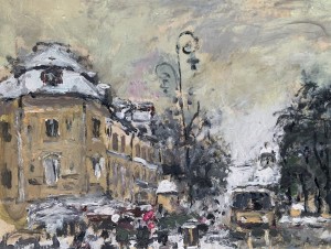 Magdalena Spasowicz, Warszawa, Krakowskie Przedmieście, obraz, Galeria Sztuki Katarzyny Napiórkowskiej