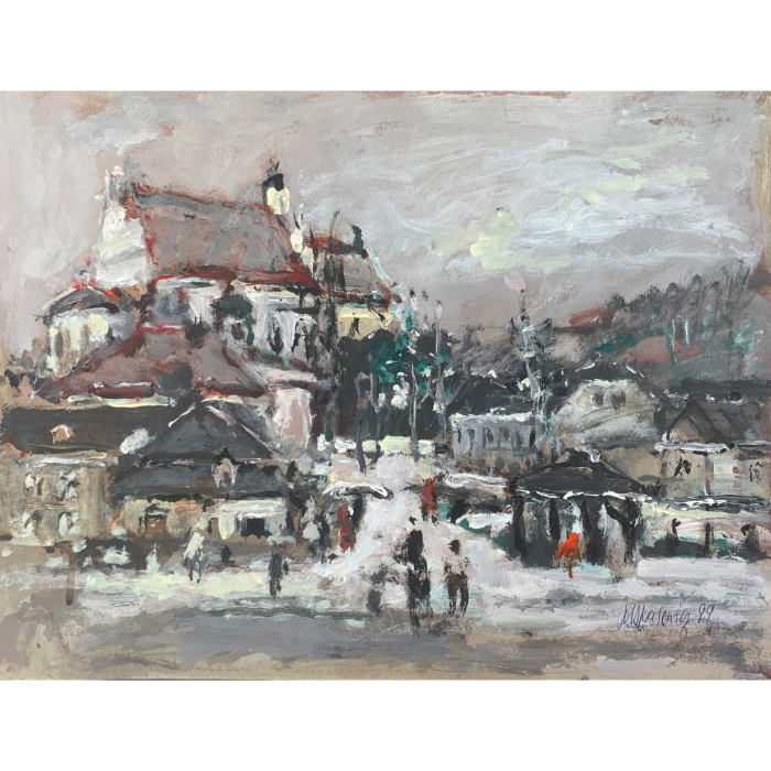 Magdalena Spasowiczm Kazimierz Dolny, obraz, Galeria Sztuki Katarzyny Napiórkowskiej
