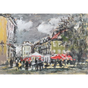 Magdalena Spasowicz, Warszawa, Krakowskie Przedmieście, obraz, Galeria Sztuki Katarzyny Napiórkowskiej