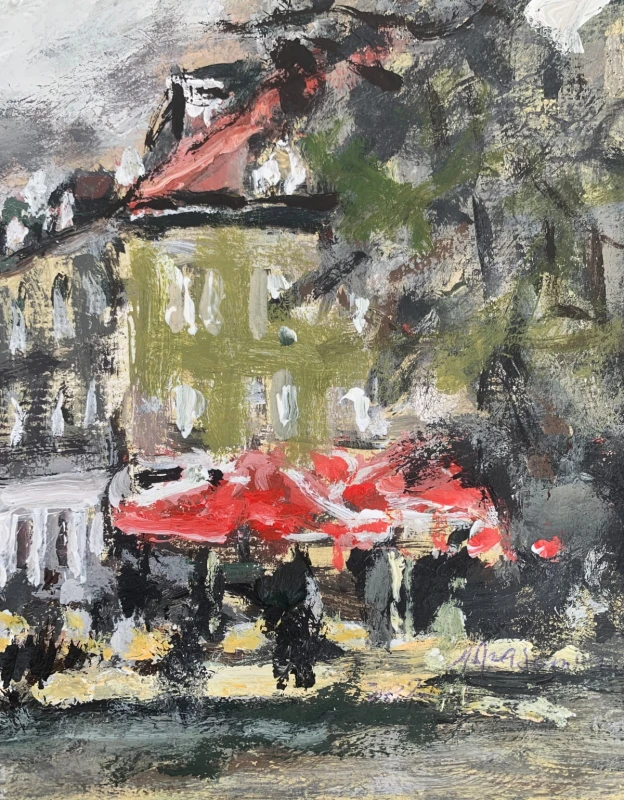 Magdalena Spasowicz, Warszawa, Krakowskie Przedmieście, obraz, Galeria Sztuki Katarzyny Napiórkowskiej