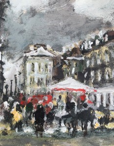 Magdalena Spasowicz, Warszawa, Krakowskie Przedmieście, obraz, Galeria Sztuki Katarzyny Napiórkowskiej