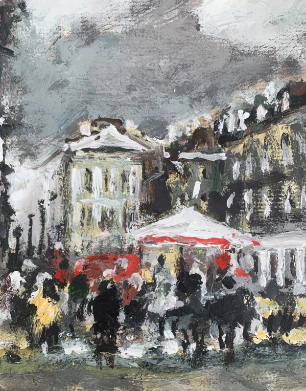 Magdalena Spasowicz, Warszawa, Krakowskie Przedmieście, obraz, Galeria Sztuki Katarzyny Napiórkowskiej
