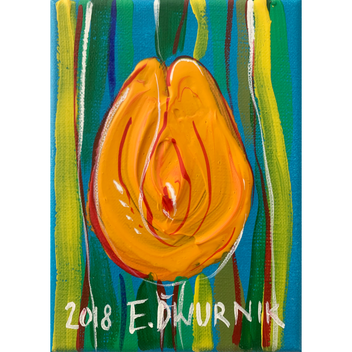 Edward Dwurnik, Tulipan, obraz, Galeria Sztuki Katarzyny Napiórkowskiej