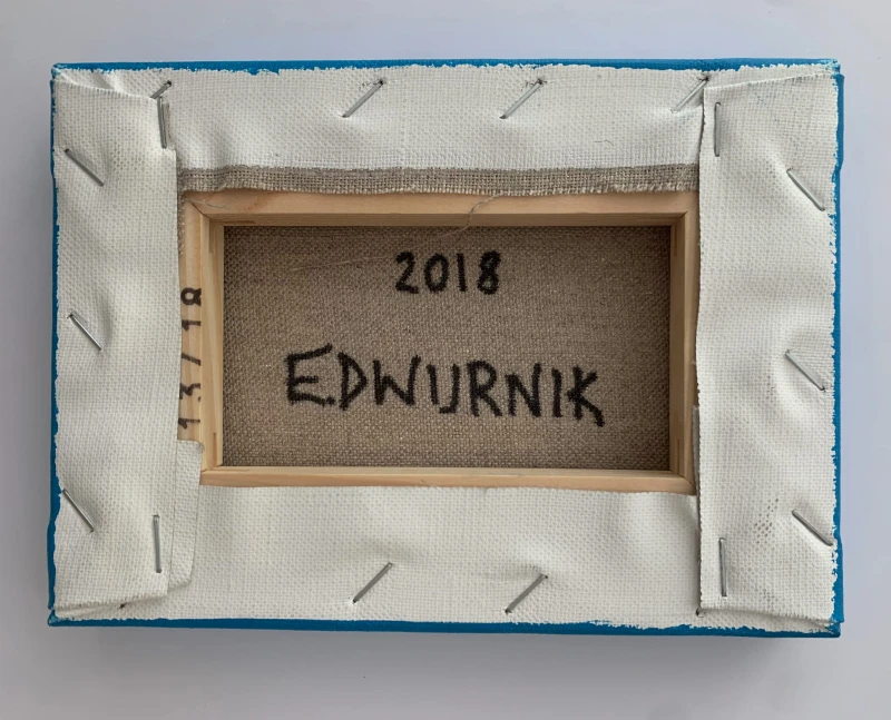 Edward Dwurnik, Tulipan, obraz, Galeria Sztuki Katarzyny Napiórkowskiej
