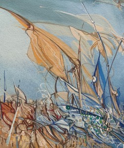 Jacek Sowicki, Schizofrednia, obraz, Galeria Sztuki Katarzyny Napiórkowskiej