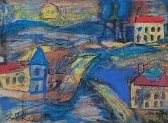 Eugeniusz Tukan-Wolski Miasto o wschodzie słońca Galeria Sztuki Katarzyny Napiórkowskiej (1).jpg