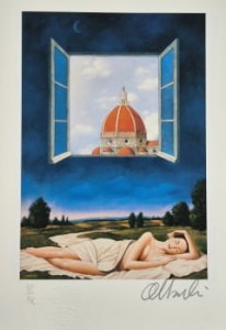 Rafał Olbiński Sen (Florencja) Galeria Sztuki Katarzyny Napiórkowskiej (3).jpg