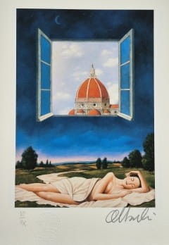 Rafał Olbiński Sen (Florencja) Galeria Sztuki Katarzyny Napiórkowskiej (3).jpg