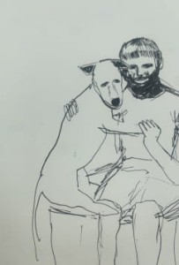 Hanna Ilczyszyn Chłopiec z psem Galeria Sztuki Katarzyny Napiórkowskiej (5).jpg
