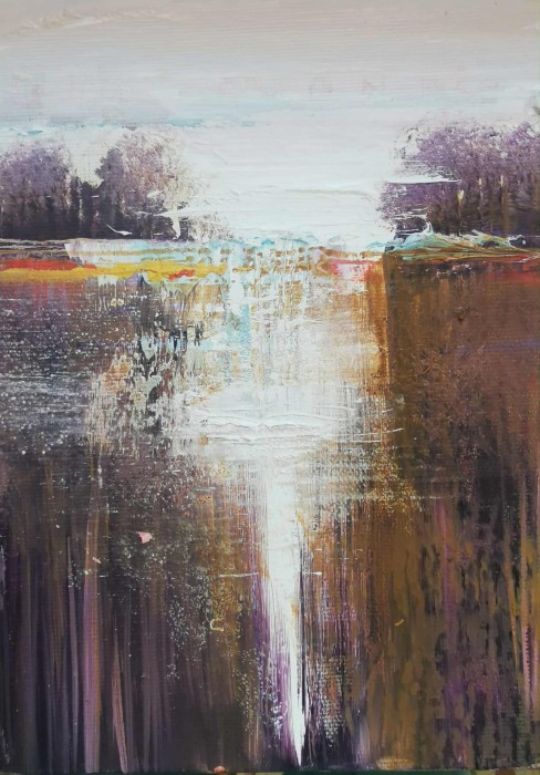 Barbara Hubert Pejzaż VIII Galeria Sztuki Katarzyny Napiórkowskiej
