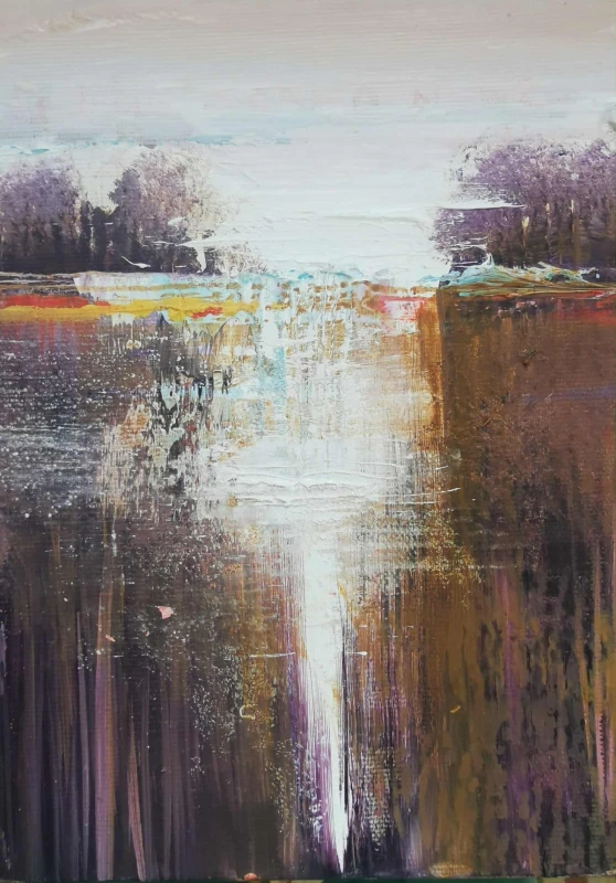 Barbara Hubert Pejzaż VIII Galeria Sztuki Katarzyny Napiórkowskiej
