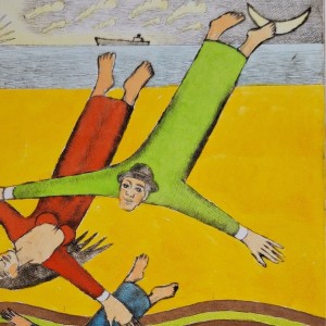 Czesław Tumielewicz Lot nad dworkiem Galeria Sztuki Katarzyny Napiórkowskiej