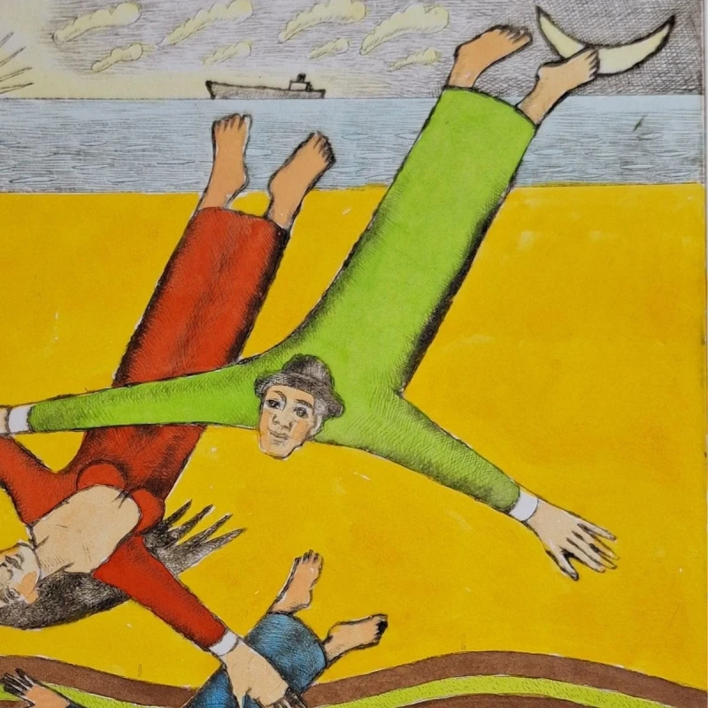 Czesław Tumielewicz Lot nad dworkiem Galeria Sztuki Katarzyny Napiórkowskiej