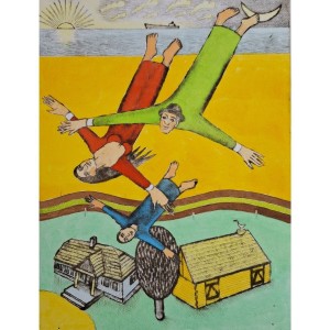 Czesław Tumielewicz Lot nad dworkiem Galeria Sztuki Katarzyny Napiórkowskiej