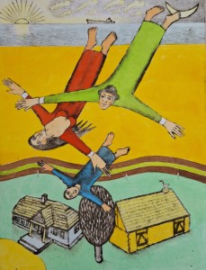 Czesław Tumielewicz Lot nad dworkiem Galeria Sztuki Katarzyny Napiórkowskiej