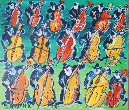 Edward Dwurnik – 16-stu kontrabasistów (XXIII)